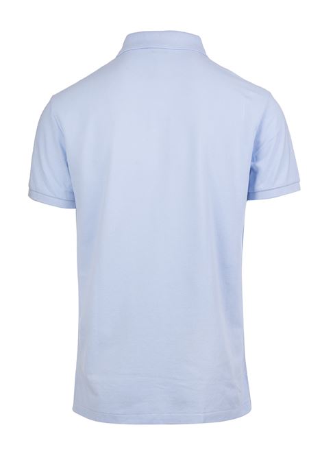 RALPH LAUREN Polo in Piquet Slim-Fit Azzurro Cielo e Bianca - RALPH LAUREN I Più Venduti