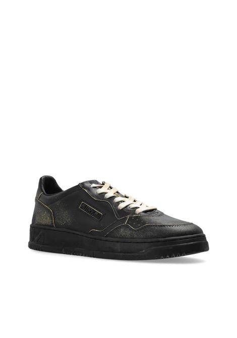 AUTRY Sneakers Medalist Low Super Vintage In Pelle Nera - AUTRY Qualità
