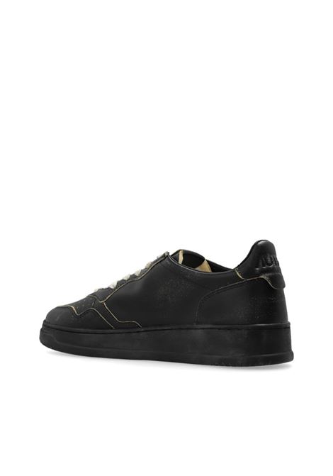 AUTRY Sneakers Medalist Low Super Vintage In Pelle Nera - AUTRY Qualità
