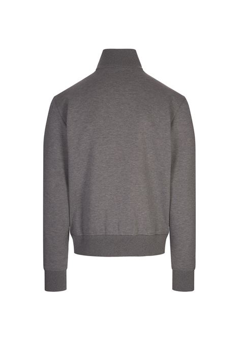GIVENCHY Giacca Sportiva In Tessuto Garzato Grigio Con Dettaglio 4G - GIVENCHY 2025