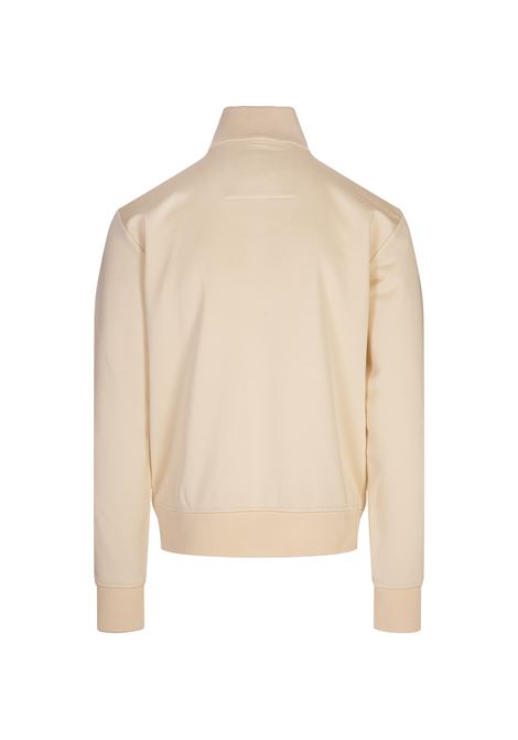GIVENCHY Giacca Sportiva In Tessuto Garzato Avorio Con Dettaglio 4G - GIVENCHY In Linea
