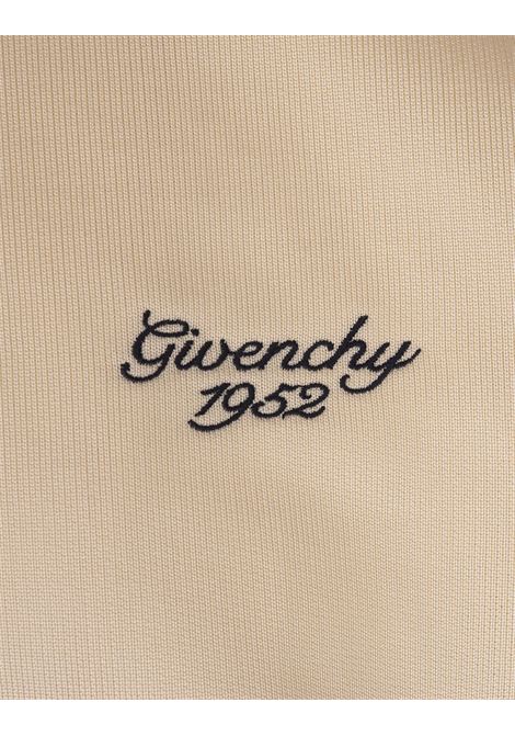 GIVENCHY Giacca Sportiva In Tessuto Garzato Avorio Con Dettaglio 4G - GIVENCHY In Linea