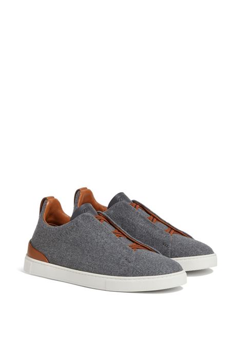 ZEGNA Sneakers #UseTheExisting Triple Stitch Grigie - ZEGNA Qualità