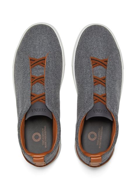 ZEGNA Sneakers #UseTheExisting Triple Stitch Grigie - ZEGNA Qualità