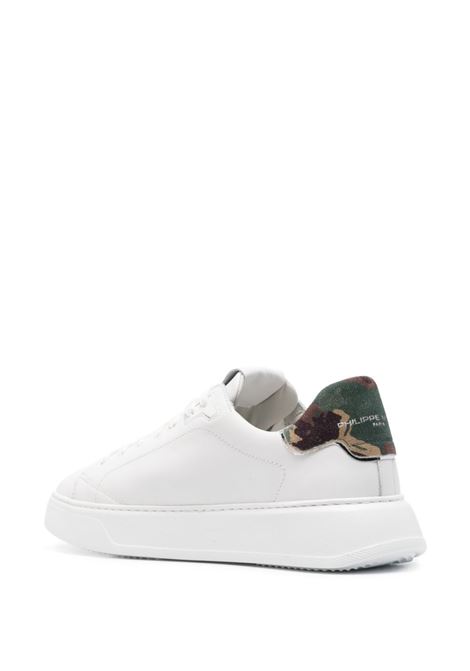 PHILIPPE MODEL Sneakers Basse Temple - Bianco e Camouflage - PHILIPPE MODEL Pezzi Unici