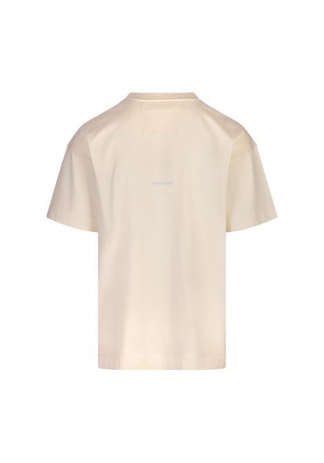 GIVENCHY T-Shirt Avorio Con Logo 4G Bicolore - GIVENCHY Negozio