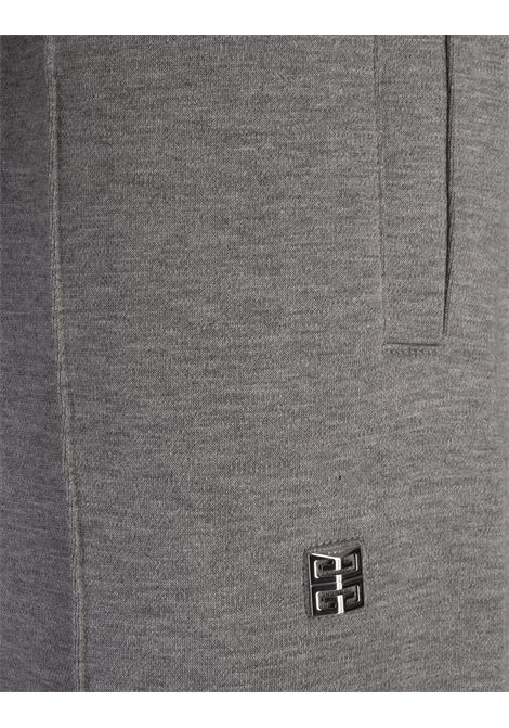 GIVENCHY Pantaloni Da Jogging Grigi Con Logo 4G In Metallo - GIVENCHY Moda