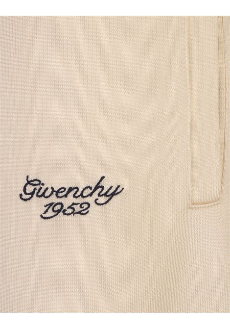 GIVENCHY Pantaloni Da Jogging Avorio Con Logo - GIVENCHY 2025