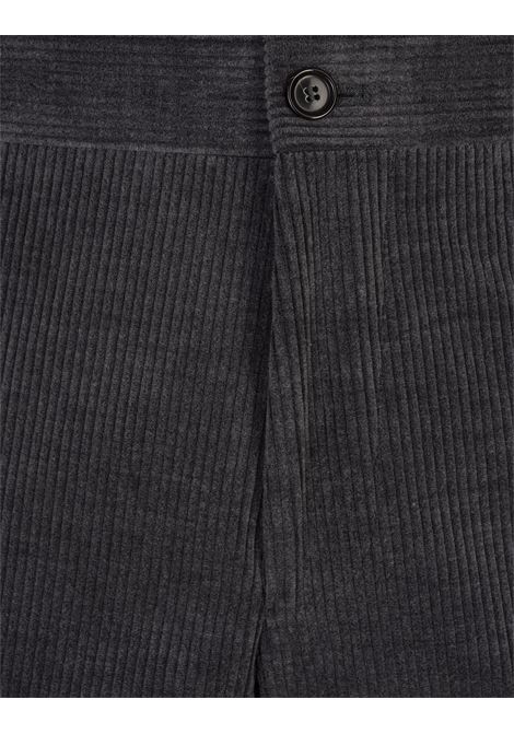 BOSS Pantaloni Cargo In Velluto a Coste Antracite - BOSS 2025
