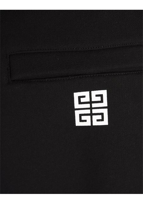 GIVENCHY Bermuda Neri Con Logo a Contrasto - GIVENCHY Spedizione Gratuita