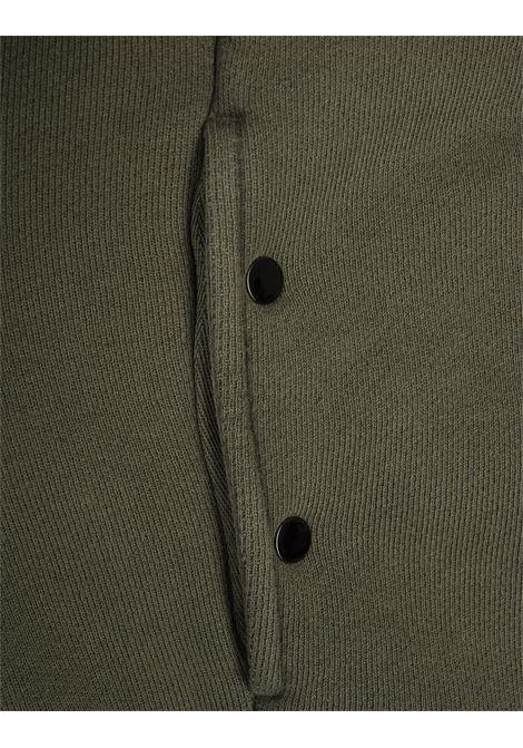 STONE ISLAND Felpa In Cotone Organico Con Struttura Diagonale ed Effetto "OLD" - STONE ISLAND Pezzi Unici