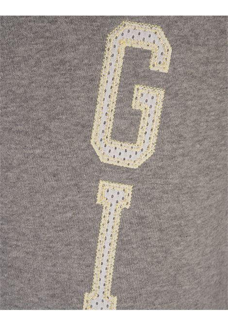 GIVENCHY Bermuda Grigio Chiaro Melange Con Patch Logo - GIVENCHY Soddisfazione Garantita