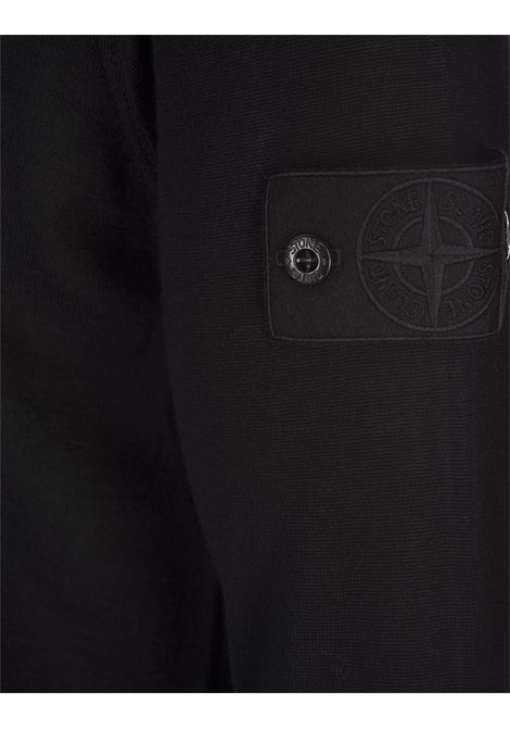 STONE ISLAND Maglione Girocollo In Lana Vergine Nera - STONE ISLAND Negozi Online