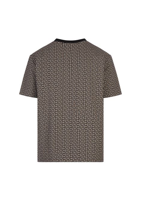 BALMAIN T-Shirt Monogram Con Etichetta Pierre Balmain - BALMAIN Shopping Online