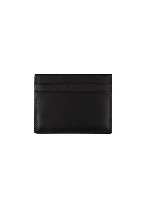 PALM ANGELS Portacarte In Pelle Nera Con Stampa Logo - PALM ANGELS Affare Del Giorno