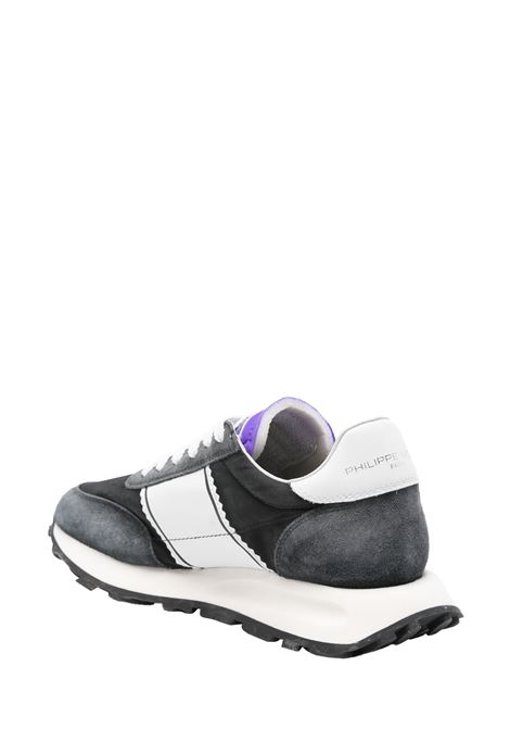 PHILIPPE MODEL Sneakers Running Tour Nere e Violetto - PHILIPPE MODEL Sconto