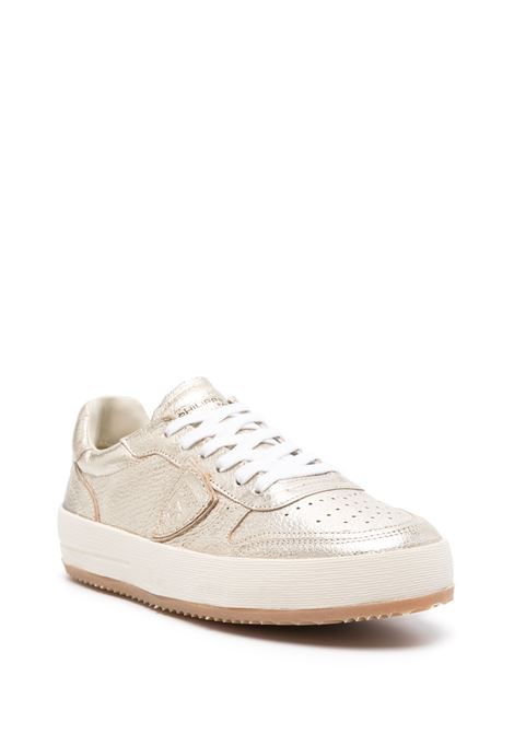 PHILIPPE MODEL Sneakers Nice Metallizzate Oro - PHILIPPE MODEL Economico