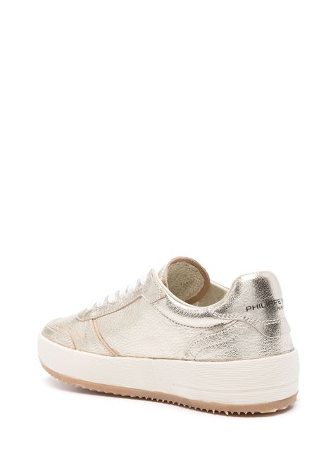 PHILIPPE MODEL Sneakers Nice Metallizzate Oro - PHILIPPE MODEL Economico
