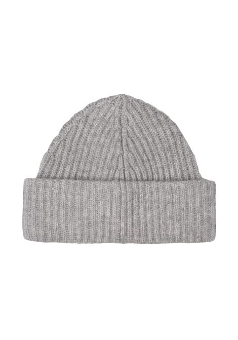 RALPH LAUREN Berretto Grigio In Lana e Cashmere Con Pony Ricamato - RALPH LAUREN Italy