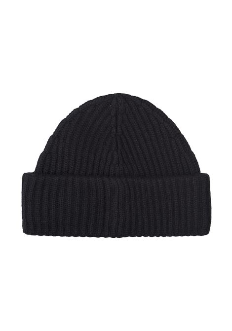 RALPH LAUREN Berretto Nero In Lana e Cashmere Con Pony Ricamato - RALPH LAUREN Promozione