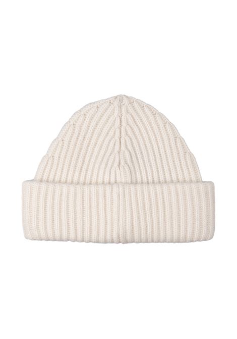 RALPH LAUREN Berretto Bianco In Lana e Cashmere Con Pony Ricamato - RALPH LAUREN Spedizione Gratuita