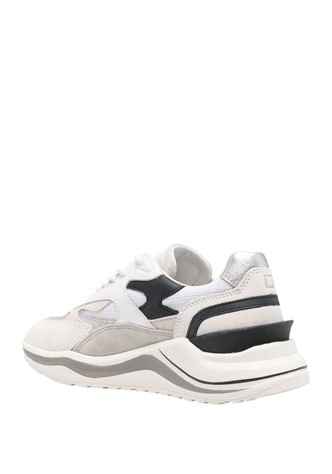 D.A.T.E. Sneakers Fuga Dragon Bianche-Argento - D.A.T.E Qualità Garantita