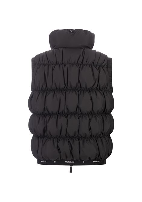 MONCLER Gilet Imbottito Apriate Nero - MONCLER Promozione Limitata
