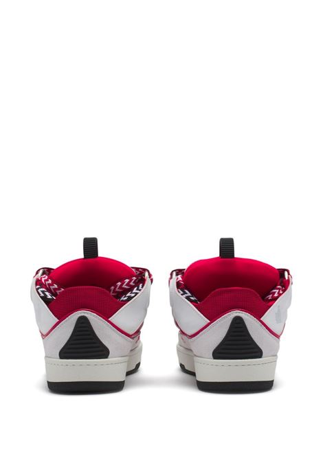 LANVIN Sneakers Curb Nere Fucsia e Bianche - LANVIN In Saldo