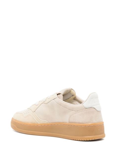 AUTRY Sneakers Medalist Low Super Vintage In Pelle Scamosciata Beige - AUTRY Nuova