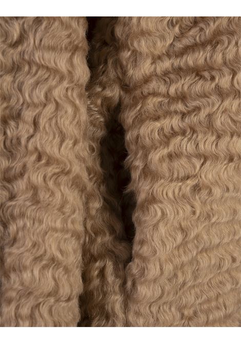 JIL SANDER Cappotto Corto In Mohair Gold Earth - JIL SANDER 2025