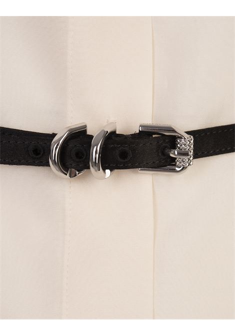 GIVENCHY Camicia Voyou Bianca Con Cintura - GIVENCHY Qualità