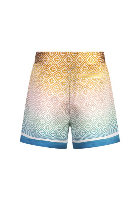 CASABLANCA Shorts In Seta Gradient Monogram - CASABLANCA Negozi Online