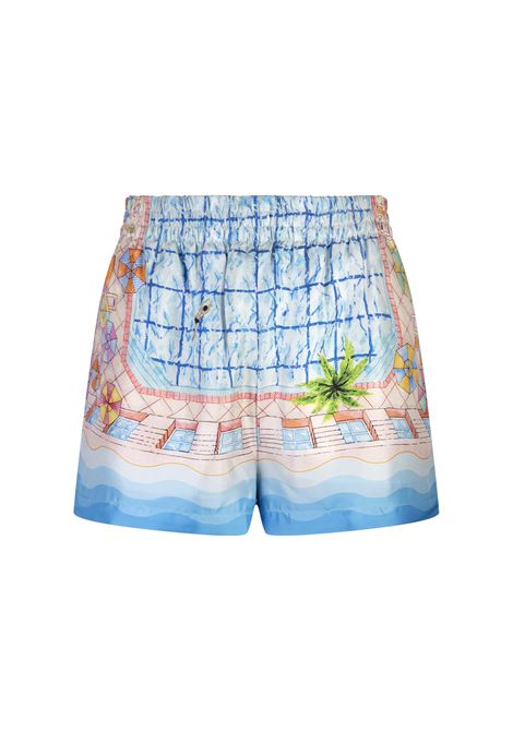 CASABLANCA Shorts In Seta Le Plongeon - CASABLANCA