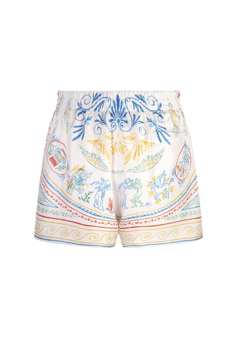 CASABLANCA Shorts In Seta Crayon Vase - CASABLANCA Promozione Limitata