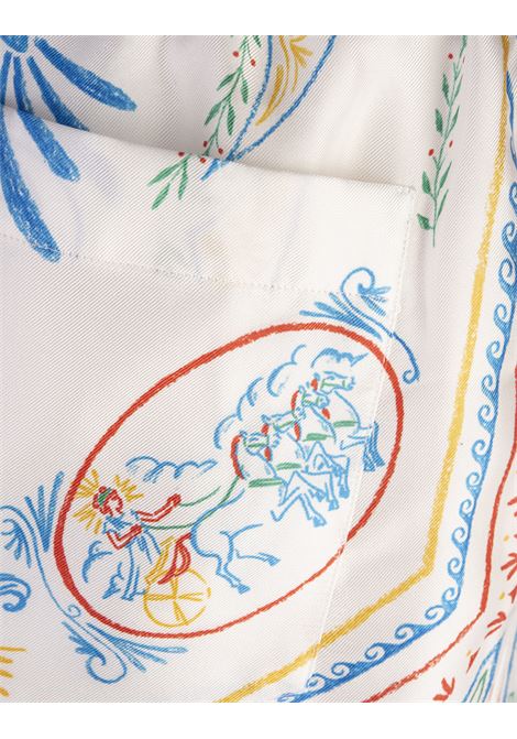 CASABLANCA Shorts In Seta Crayon Vase - CASABLANCA Promozione Limitata