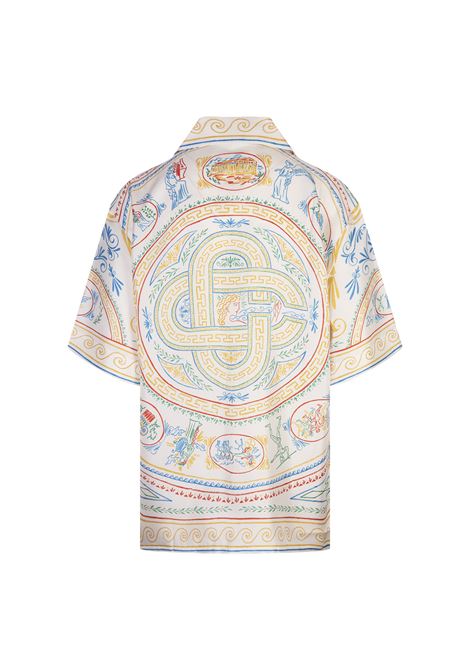 CASABLANCA Camicia In Seta Crayon Vase - CASABLANCA Sottocosto