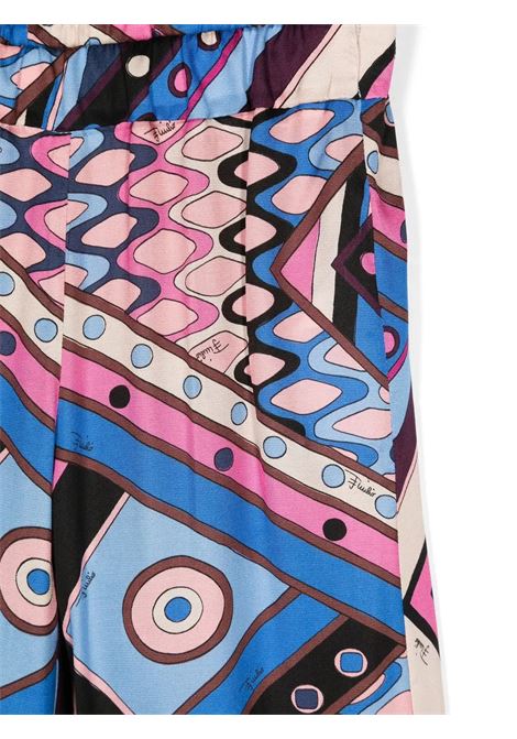 EMILIO PUCCI JUNIOR Pantaloni a Gamba Dritta Con Stampa Vivara - EMILIO PUCCI JUNIOR Qualità
