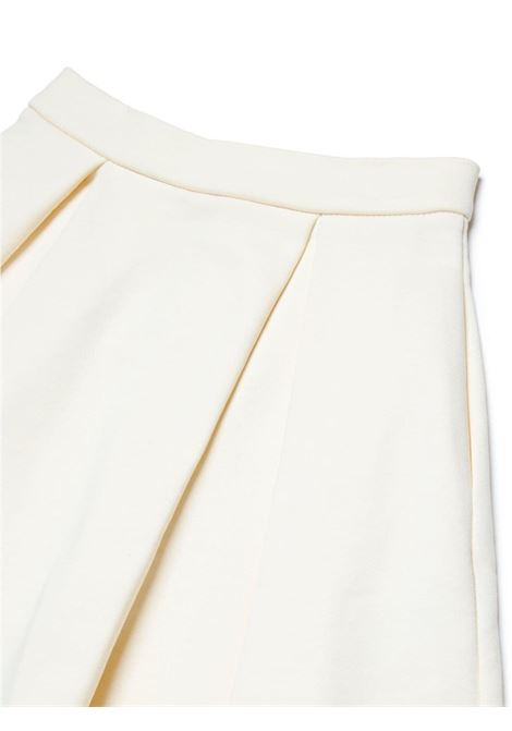 MAX&CO. KIDS Gonna Corta a Pieghe Bianca - MAX&CO. KIDS Prezzo Ridotto