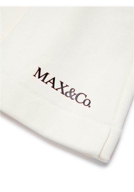 MAX&CO. KIDS Gonna Corta a Pieghe Bianca - MAX&CO. KIDS Prezzo Ridotto