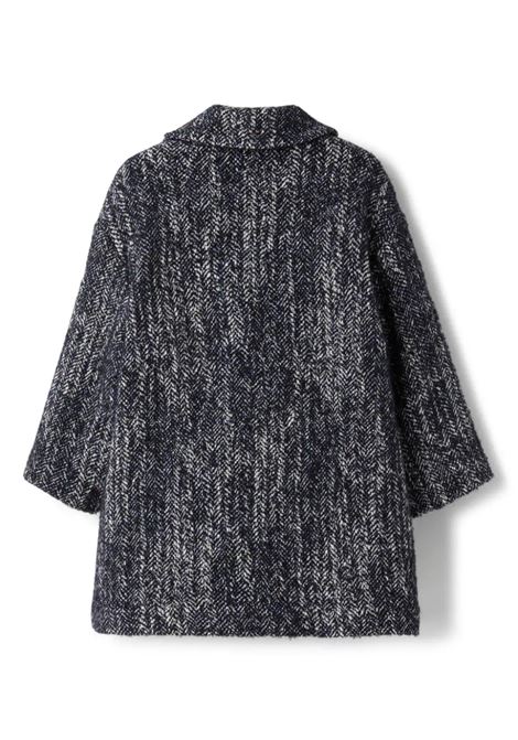 IL GUFO Cappotto In Tweed Blu - IL GUFO Vendite Flash