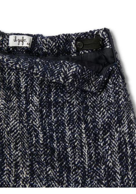 IL GUFO Gonna In Tweed Blu - IL GUFO 50% di sconto con spedizione gratuita