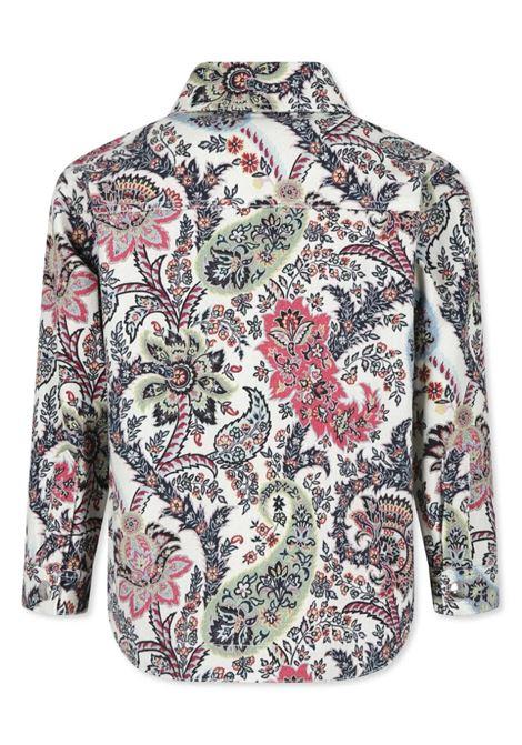 ETRO KIDS Giubbotto Outerwear Bianco Con Motivi Paisley - ETRO KIDS Moda