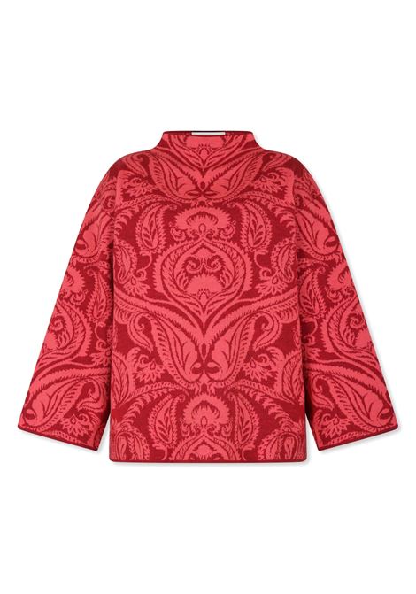 ETRO KIDS Poncho Paisley Rosso - ETRO KIDS 2025