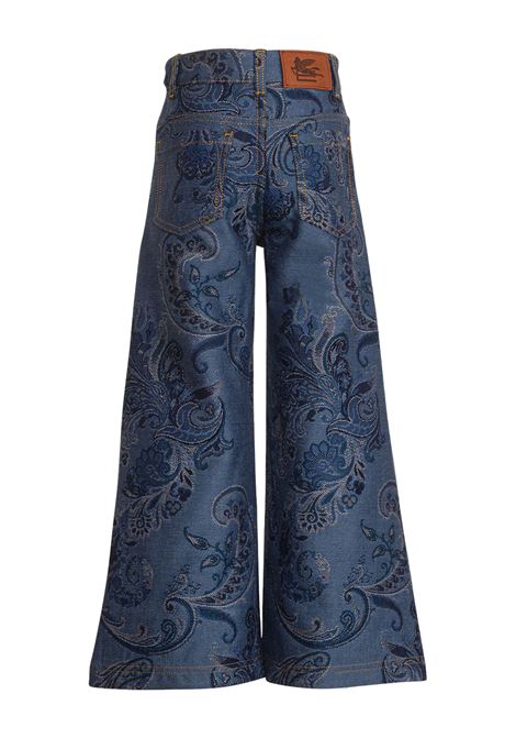 ETRO KIDS Jeans Svasati Paisley Blu Navy - ETRO KIDS In Linea