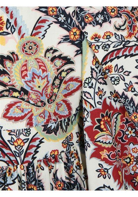 ETRO KIDS Abito Midi Con Stampa Paisley Floreale All-Over - ETRO KIDS Nuovo