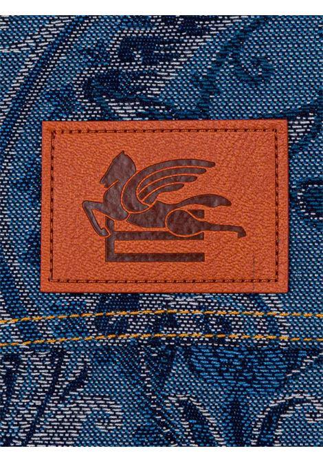 ETRO KIDS Giacca In Denim Blu Con Motivi Paisley All-Over - ETRO KIDS Vendita