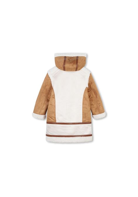 CHLOÉ KIDS Cappotto Bicolore Con Effetto Shearling - CHLOÉ KIDS Soddisfazione Garantita
