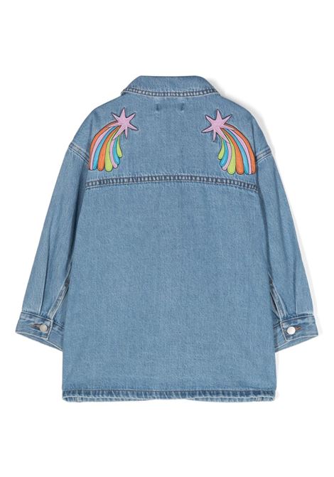 STELLA MCCARTNEY KIDS Camicia in Denim con Grafica Stella - STELLA MCCARTNEY KIDS Affare Del Giorno