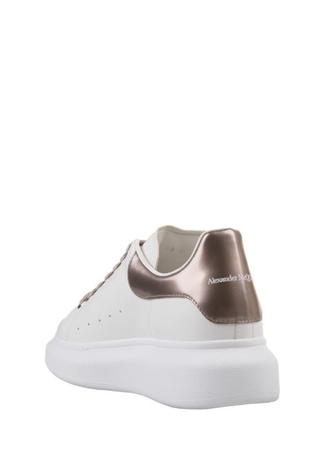 ALEXANDER MCQUEEN Sneakers Oversize In Bianco e Rosa Metallizzato - ALEXANDER MCQUEEN Nuova
