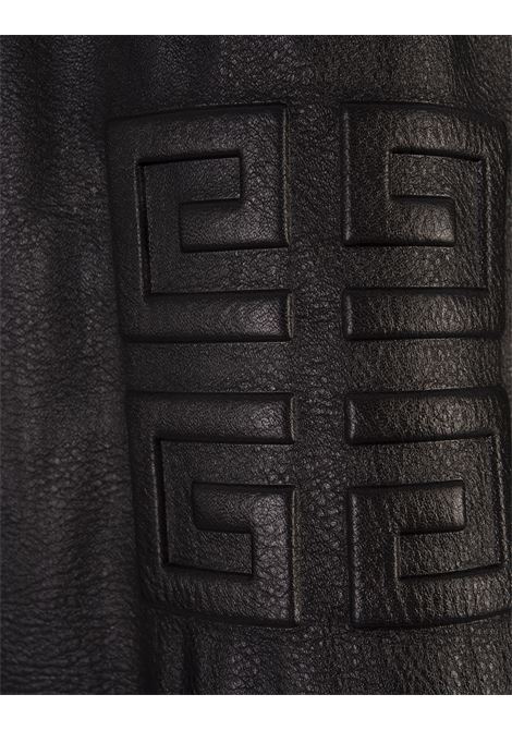 GIVENCHY Bomber Corto GIVENCHY Nero In Lana e Pelle - GIVENCHY Flash Sale
